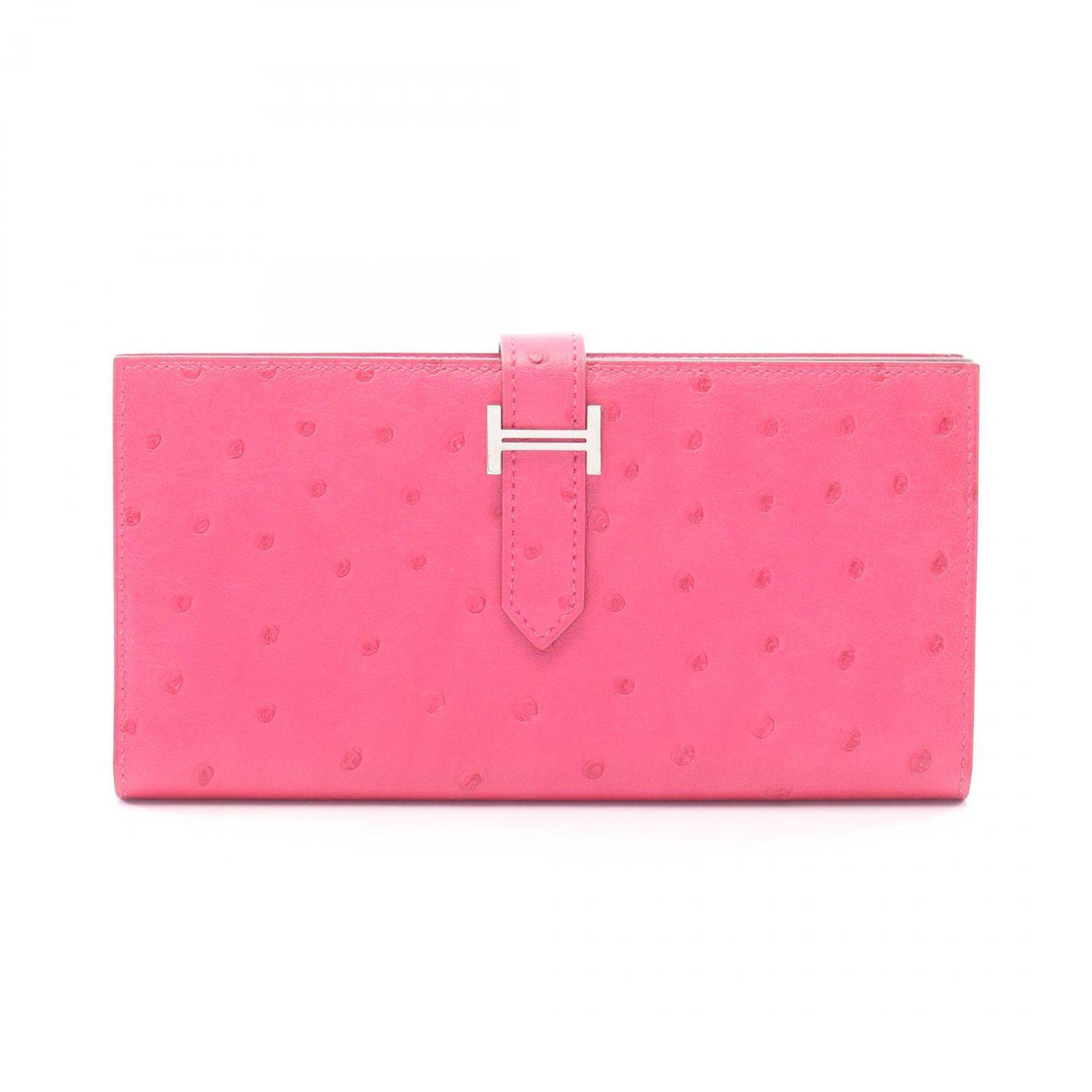 エルメス HERMES 二つ折り長財布 ベアンスフレ フューシャピンク フューシャピンク その他 ベアンスフレ フューシャピンク レディース Used A