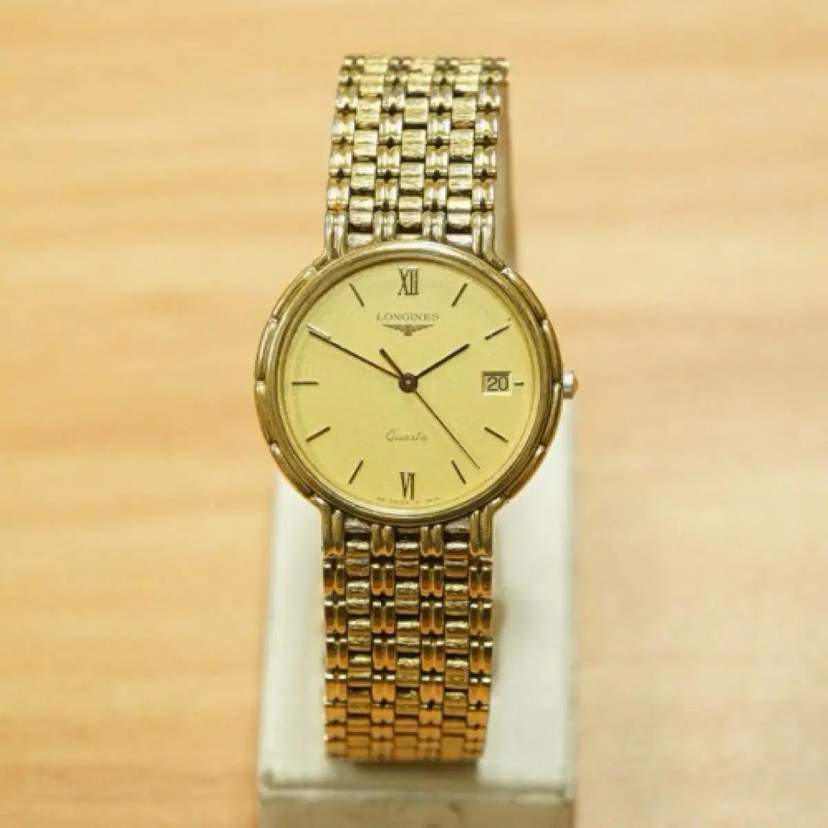 80s LONGINES ロンジン フラッグシップ ゴールド クオーツ時計