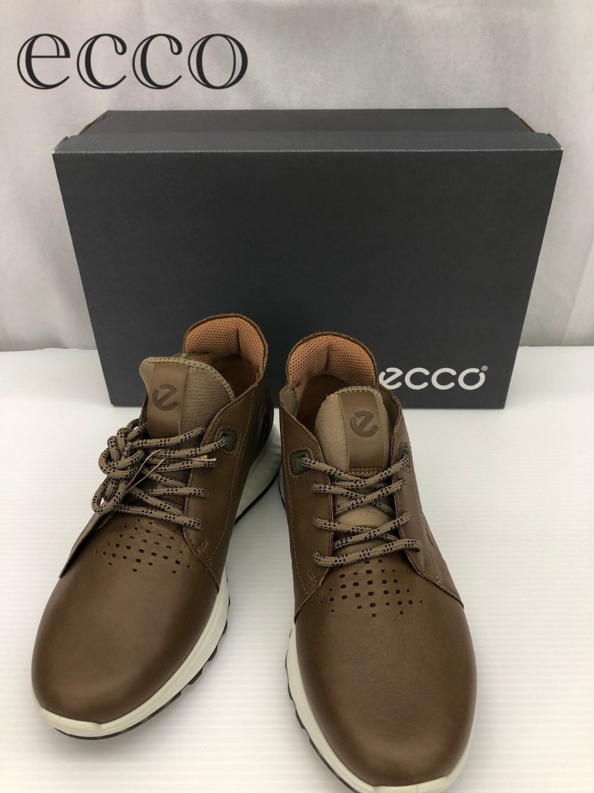 ecco エコー ST.1M ローカットスニーカー ブラウン 25.5㎝ 836124 01034 25.5㎝ ブラウン メンズ 靴