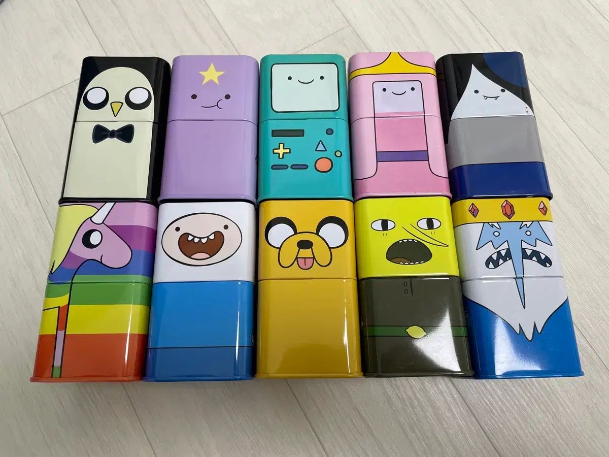 アドベンチャータイム キャラクター ティンケース セット まとめ 出品