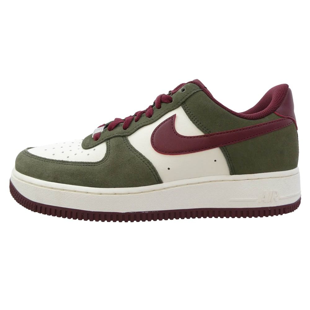 NIKE ナイキ FQ8714-302 Air Force 1 Low Cargo Khaki Pale Ivory Dark Team Red エアフォース1 ロー カーゴカーキ ペールアイボリー ダークチームレッド スニーカー カーキ系 26【中古】