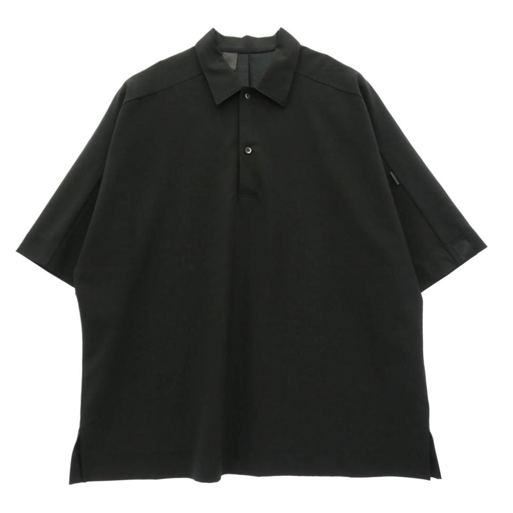 N.HOOLYWOOD エヌハリウッド 24SS 2241-CS51-006 POLO SHIRT 半袖 ポロシャツ ブラック系 42【中古】
