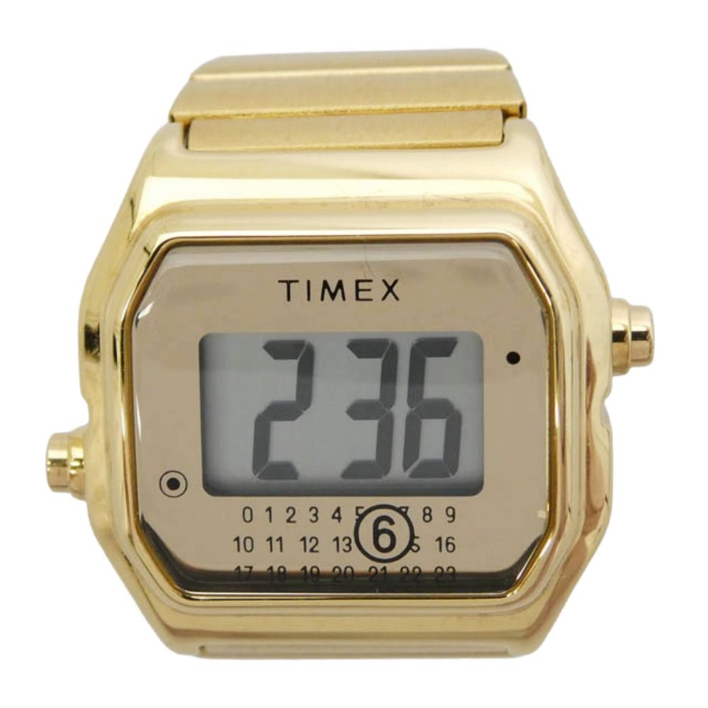 MAISON MARGIELA メゾンマルジェラ TW2Y50200QY × TIMEX タイメックス × MM6 エムエムシックス リング ウォッチ GOLD ゴールド ゴールド系 UNI【美品】【中古】