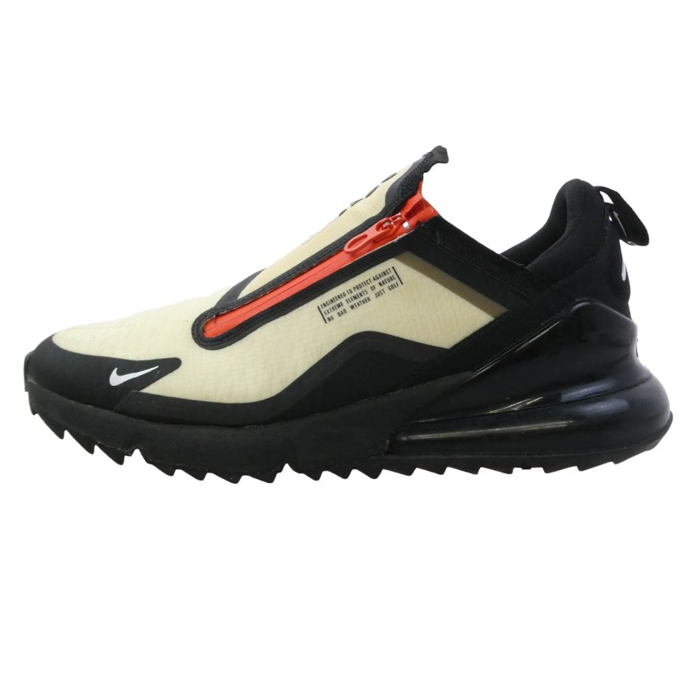 NIKE ナイキ CU5732-030 Air Max 270 Golf Shield Black Team Orange White エアマックス270 ゴルフ シールド ブラック チームオレンジ ホワイト スニーカー 27.5cm【中古】