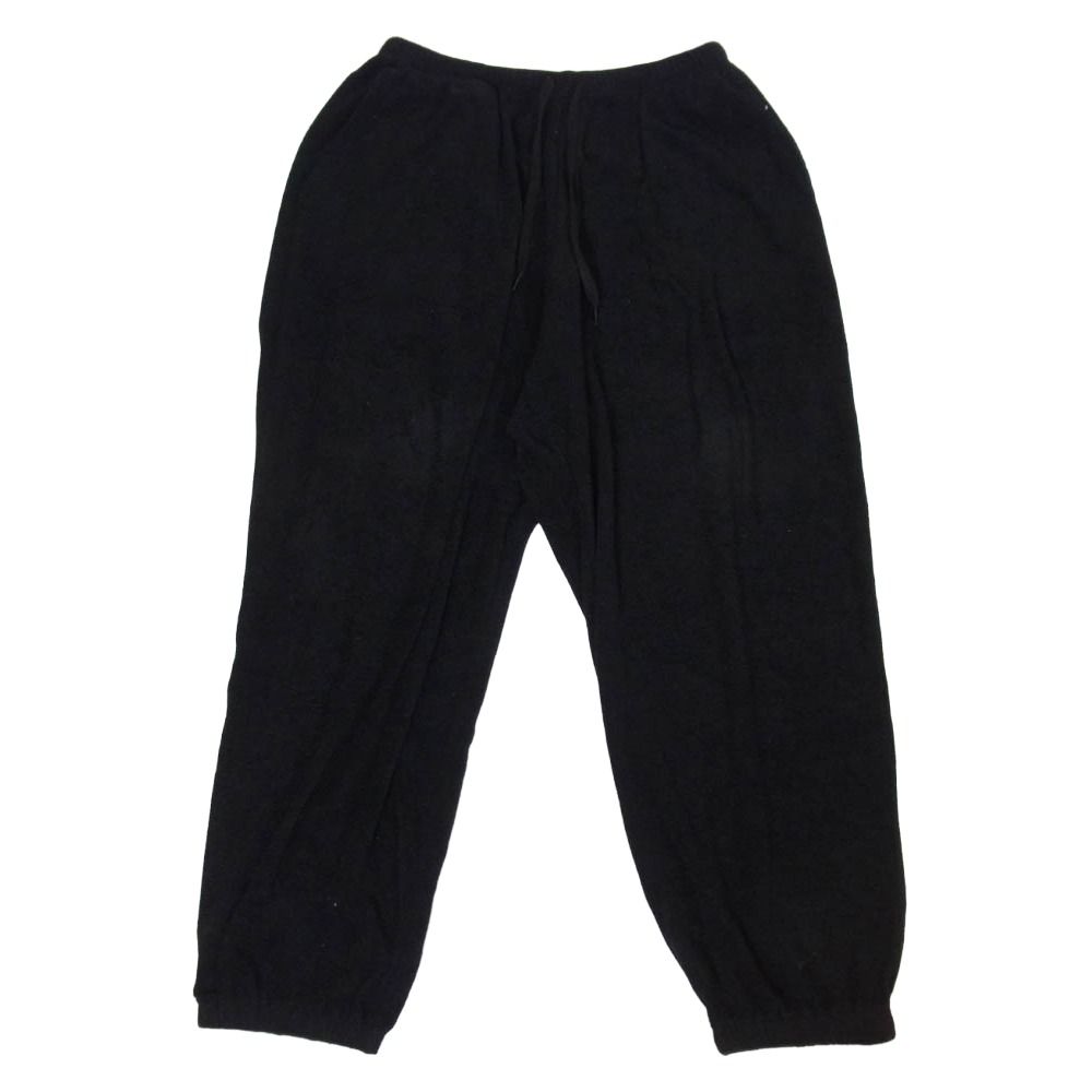 COMOLI コモリ 25SS B01-05041 パイル ドローストリングパンツ ブラック系 3【中古】
