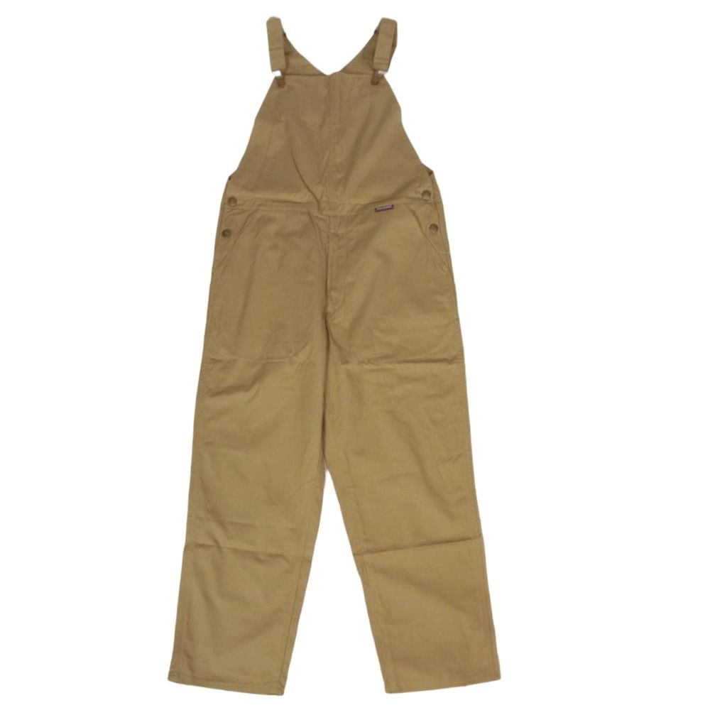 DESCENDANT ディセンダント 22SS 221WVDS-PTM03 WADER COTTON OVERALL ウェーダーコットン オーバーオール ベージュ系【美品】【中古】