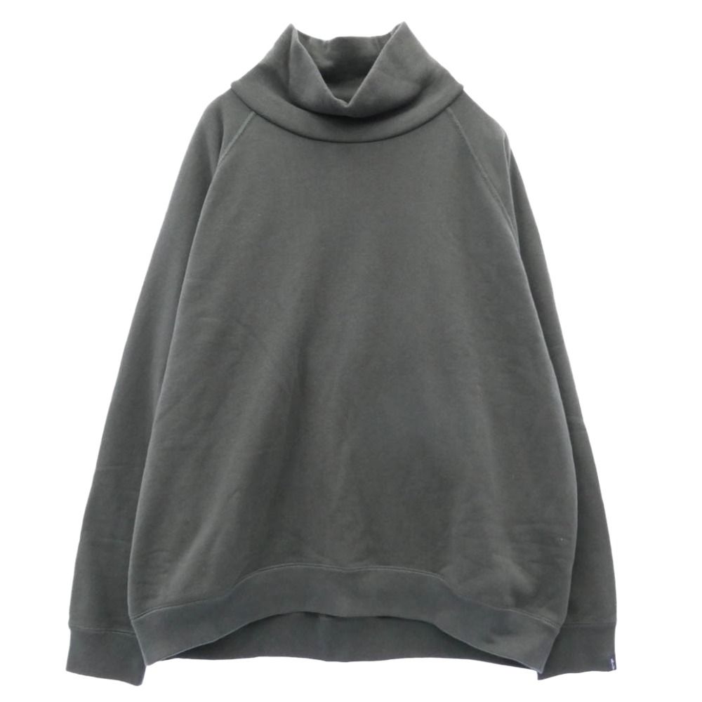 GRAPHPAPER グラフペーパー 23AW GU233-70264B x LOOPWHEELER ループウィラー High Neck Sweat ハイネック スウェット トレーナー ダークグレー系 1【中古】