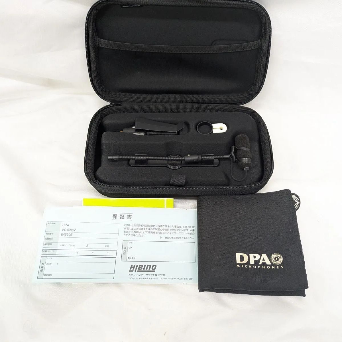 美品！DPA ( ディーピーエー ) / VO4099V Violin バイオリン用 コンデンサーマイク 終売品