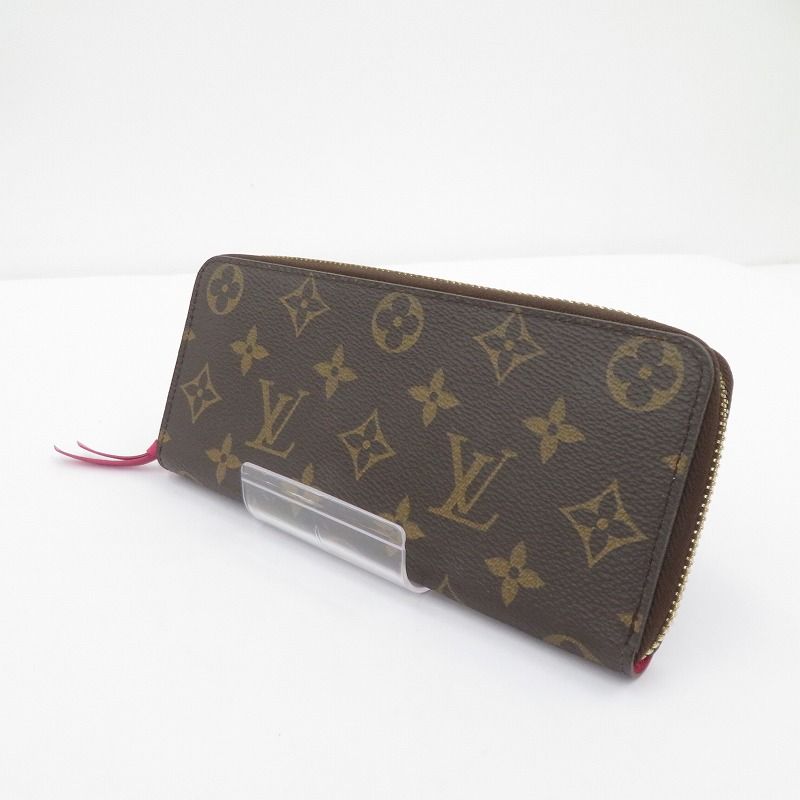 【瀬戸大橋店】 中古 LOUIS VUITTON | ルイ・ヴィトン 長財布 ポルトフォイユ・クレマンス モノグラム M42119 モノグラム ブラウン 【125】