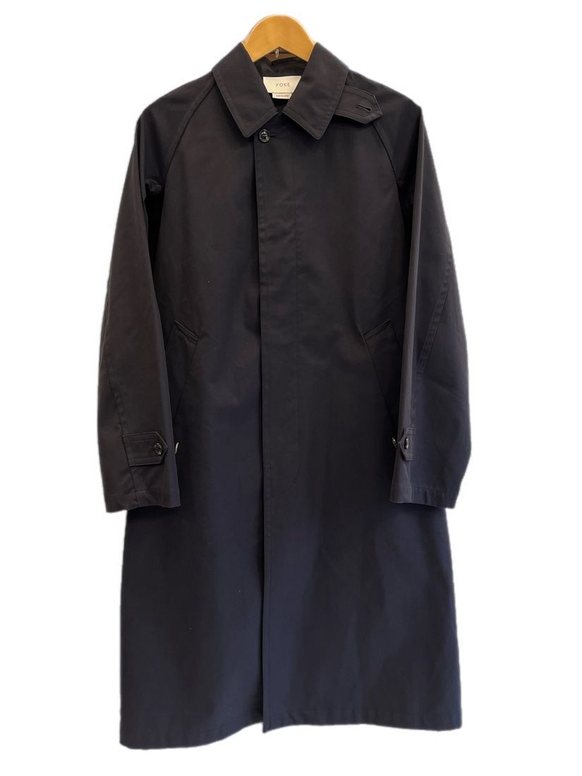 ヨーク YOKE 20SS DOWNSIZING BAL COLLAR COAT ステンカラー コート 紺 