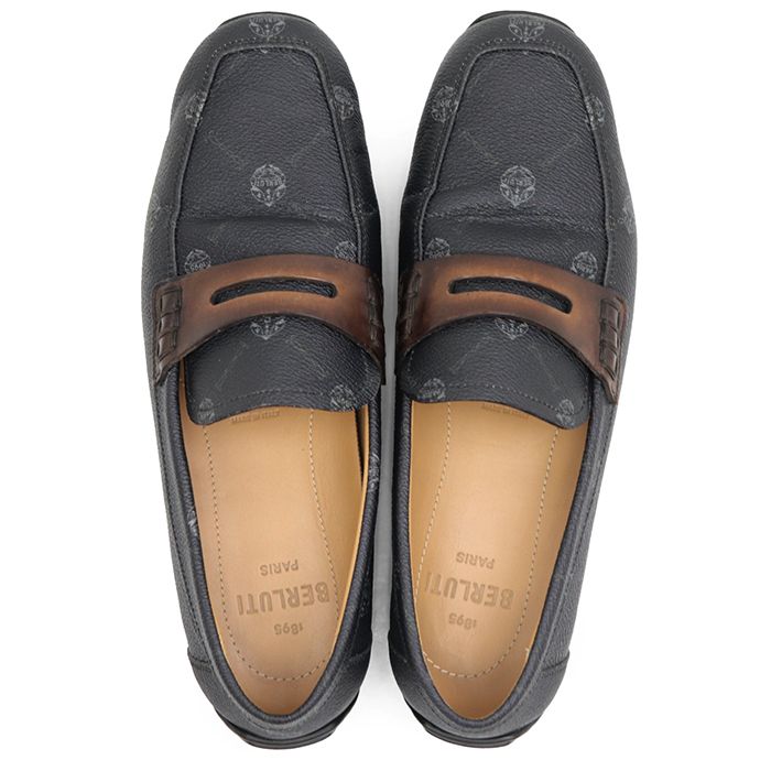 美品】Berluti ベルルッティ シグネチャーレザーローファー サイズ 8 1