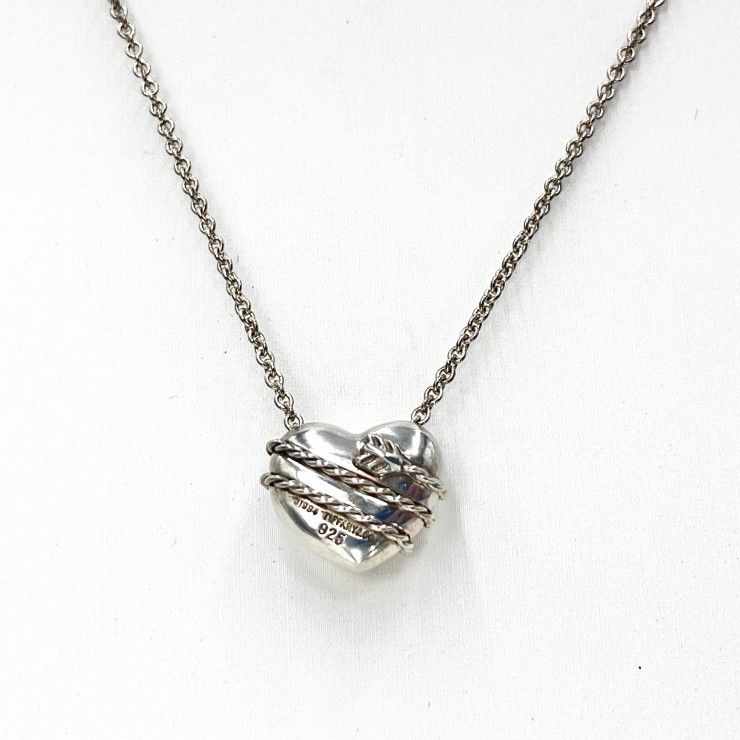 TIFFANY&Co.（ティファニー）ハート＆アロー ネックレス シルバー SV925 ハートモチーフ ペンダント レディース【中古】