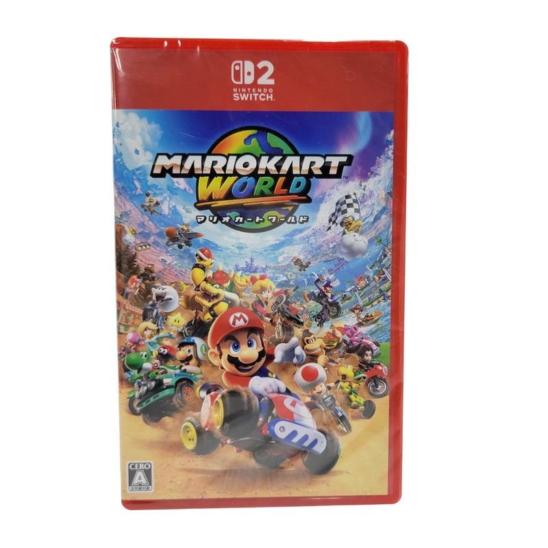 【中古美品】 【未開封】【ゲーム】マリオカート ワールド CERO区分_A 全年齢対象 Nintendo Switch 2 任天堂 スイッチ2 ソフト 【029-260524-as-04-izu】