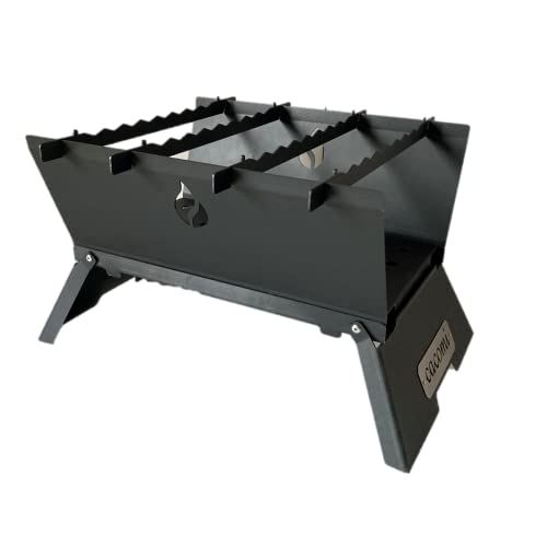 black fire おもてなしセレクション受賞 国産 日本製 黒皮鉄 焚き火台 キャンプ コンパクト 焚き火 BBQ 組立簡単 ガレージブランド 無骨 アウトドア 焚火台コンロ★m 904d2dcd