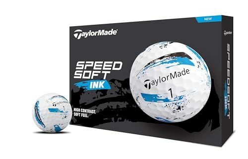 テーラーメイド(TAYLOR MADE) TMJ24 SpeedSoft INK 12個入り スピードソフト インク ブルー ゴルフボール 2024年モデル★m ffb5dbf7