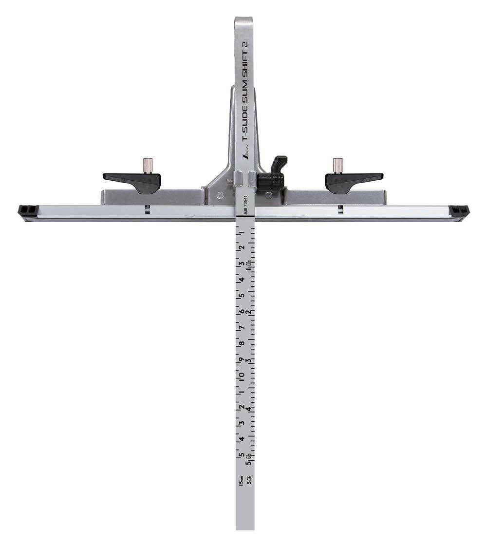 シンワ測定(Shinwa Sokutei) 丸ノコガイド定規 Tスライド スリムシフト 2 15cm 併用目盛 73541★m 1f72c987