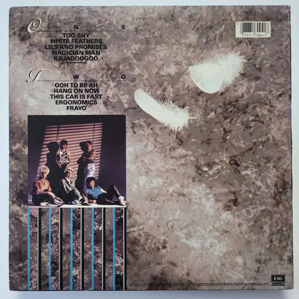 私たち/ LP ） カザグ地区 Kajagoogoo ー White Feathers - メルカリ