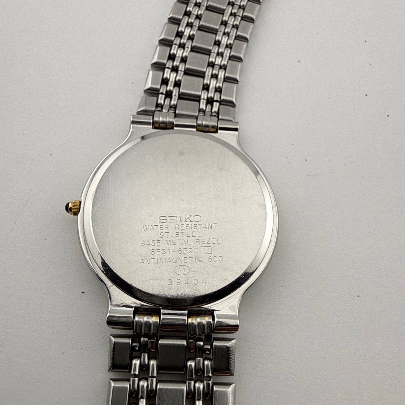 SEIKO 5E31-6B90 セイコー DOLCE ドルチェ メンズ 腕時計 クォーツ 