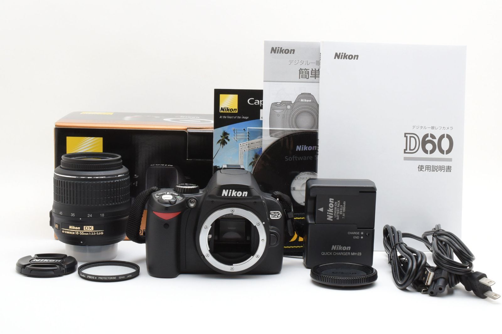ニコンカメラ 店頭展示用バー 非売品 ☆良品☆ 《ショット数1522回》ニコン Nikon D60 一眼レフ レンズ