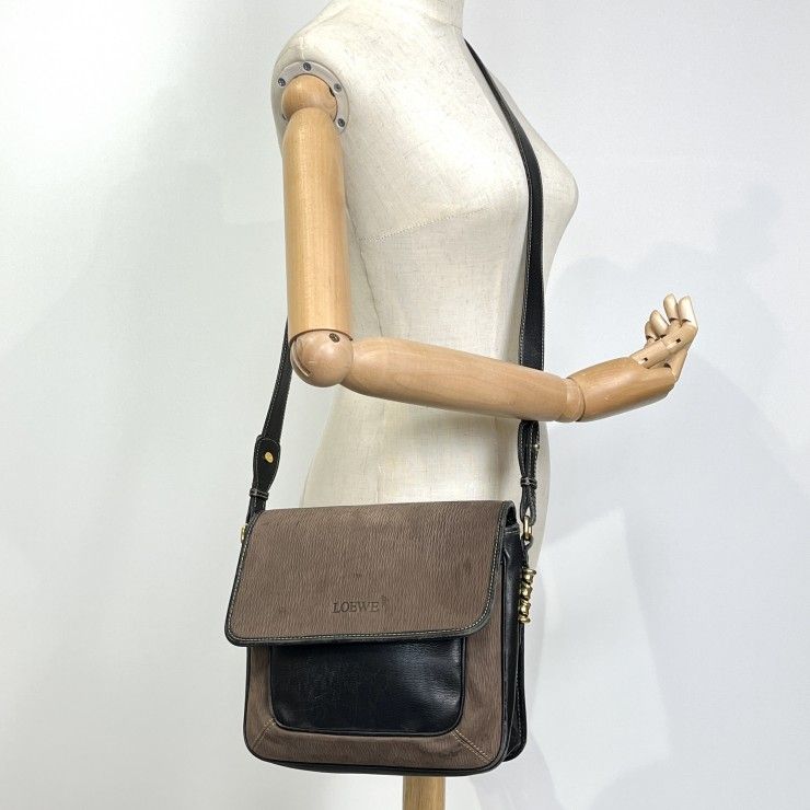 LOEWE（ロエベ）ベラスケス ヴィンテージ ショルダーバッグ ブラウン 