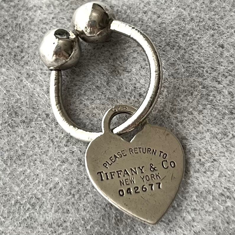 Tiffany & Co. （ティファニーアンドコー） ハートタグ リターントゥ キーリング SV925 シルバー