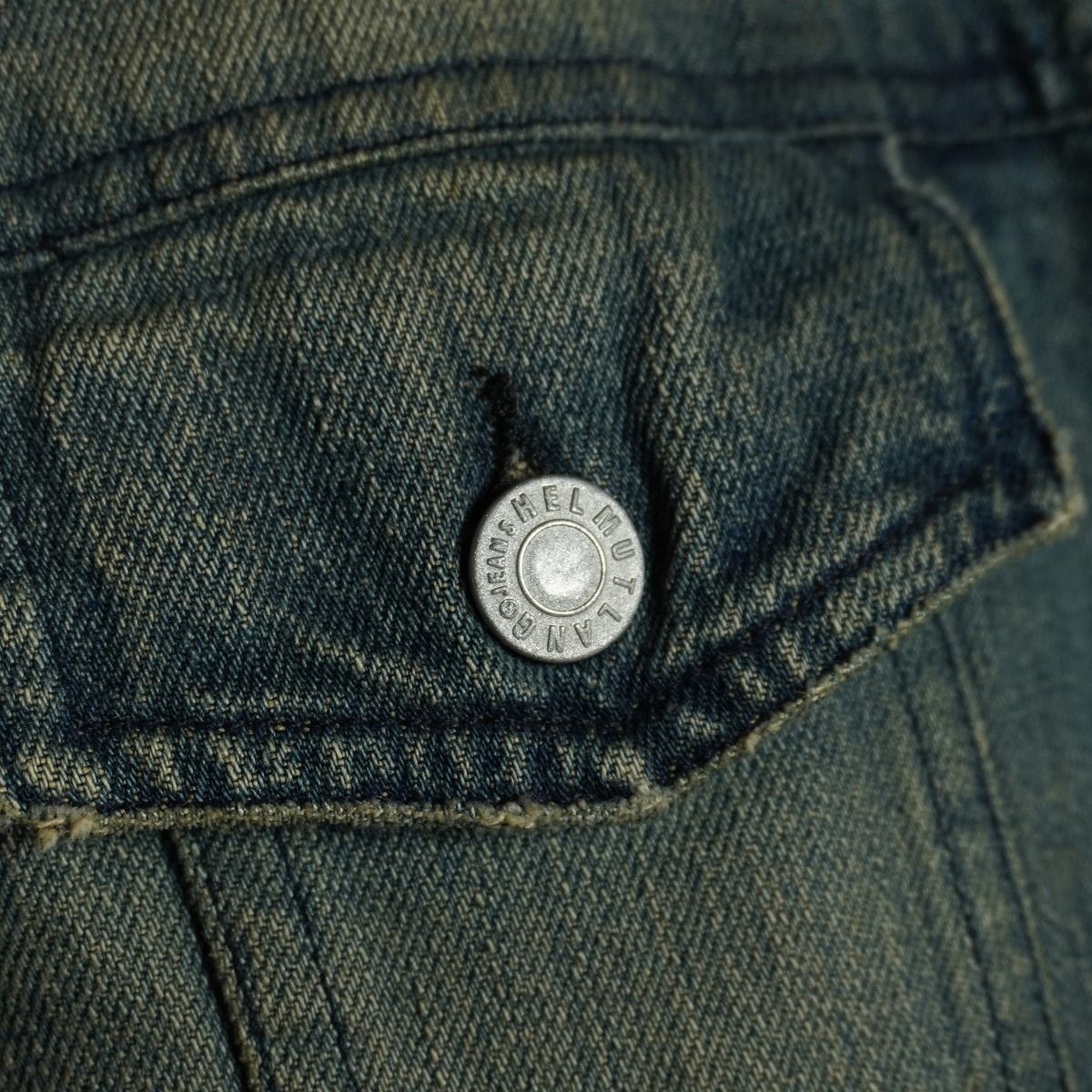 希少 90S 98AW HELMUT LANG ヘルムートラング GTRタグ ビンテージ加工 
