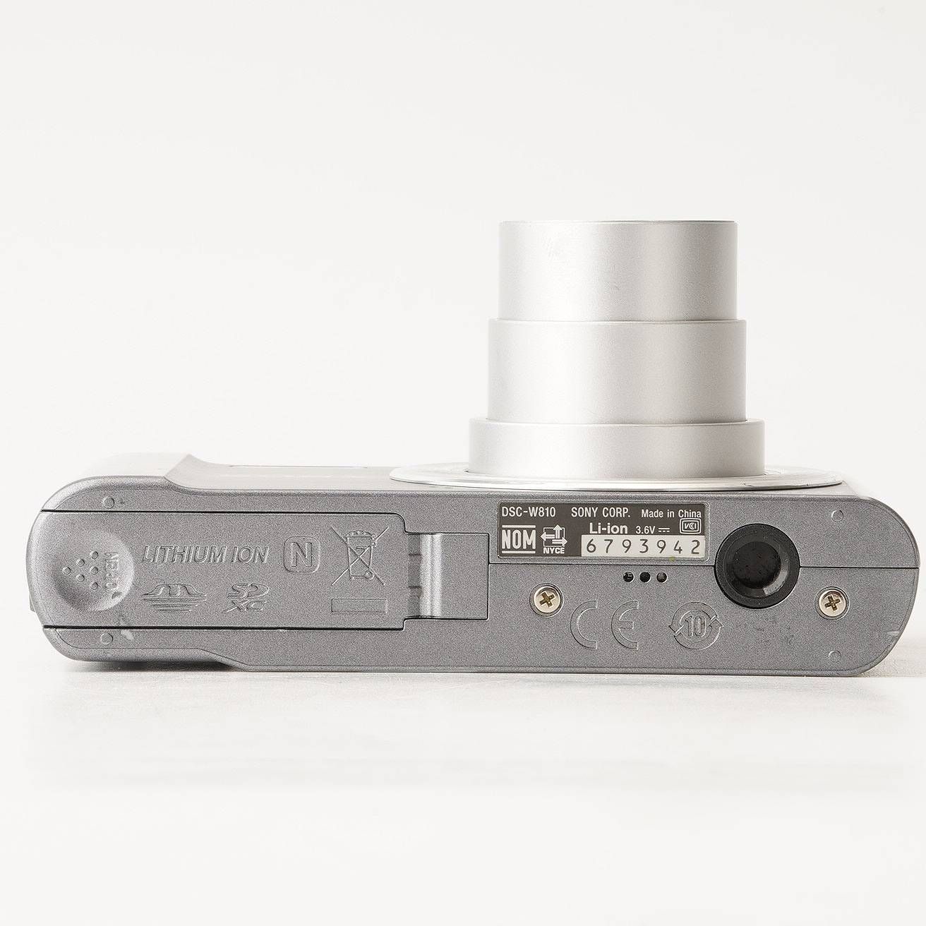 ソニー Sony Cyber-shot Steady Shot DSC-W810 シルバー 6x 光学ズーム