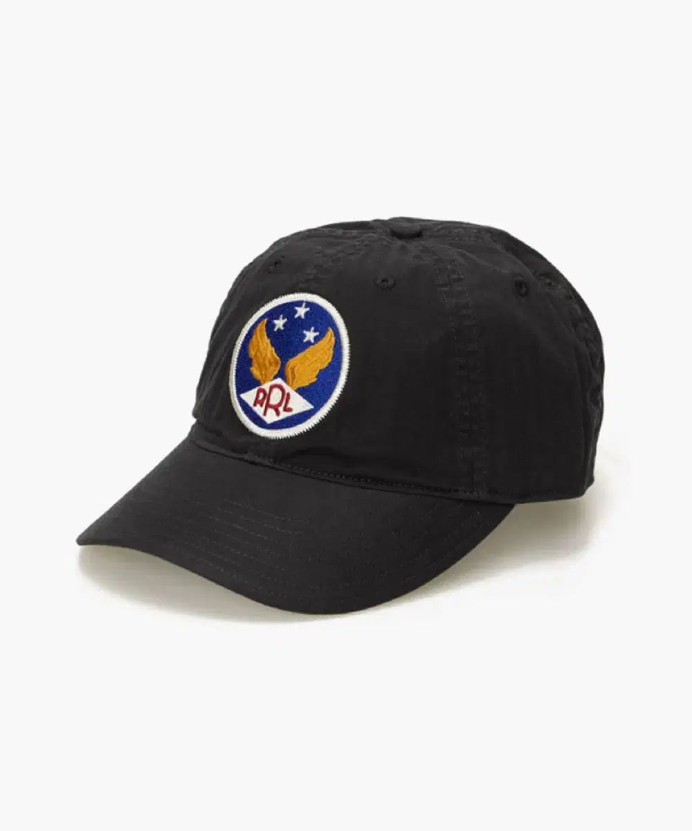 RRL(ダブルアールエル) 翼ロゴ ベースボールキャップ WING CAP ブラック