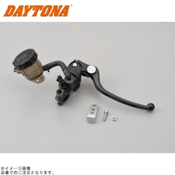 DAYTONA デイトナ 95654 DAYTONA・NISSIN ラジアルブレーキマスターシリンダー 標準レバー 縦型φ19 (スモークタンク) ブラック/ブラック
