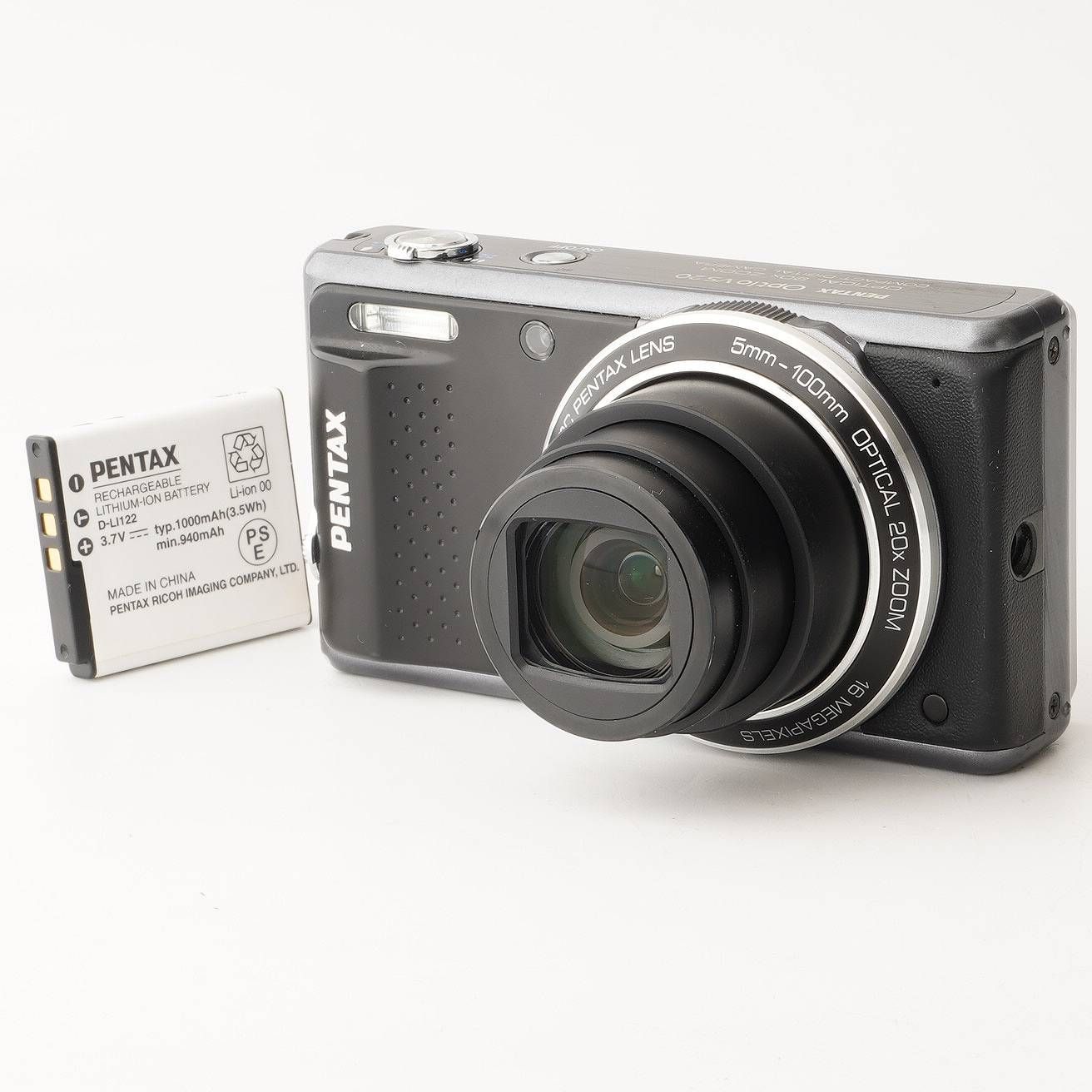 ペンタックス Pentax Optio VS20 ノーブルブラック 20x 光学ズーム