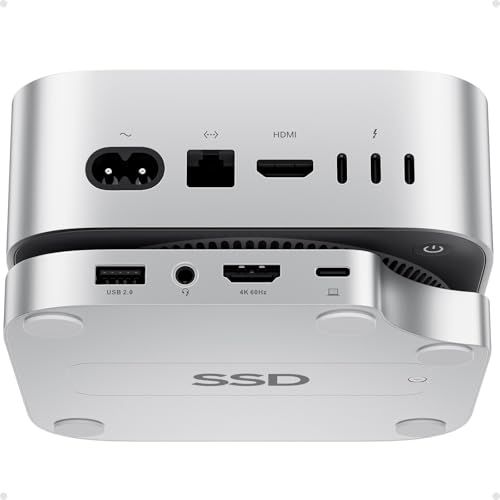 【新品】9 in 1 USB C ハブ Mac Mini M4/ M4 Pro 2024用 ドッキングステーション up to 4TB 容量拡張 アクセサリー M.2 SSDスロット付, 1 x HDMI 4K 60Hz, 3 x USB-A 8fcae2fd