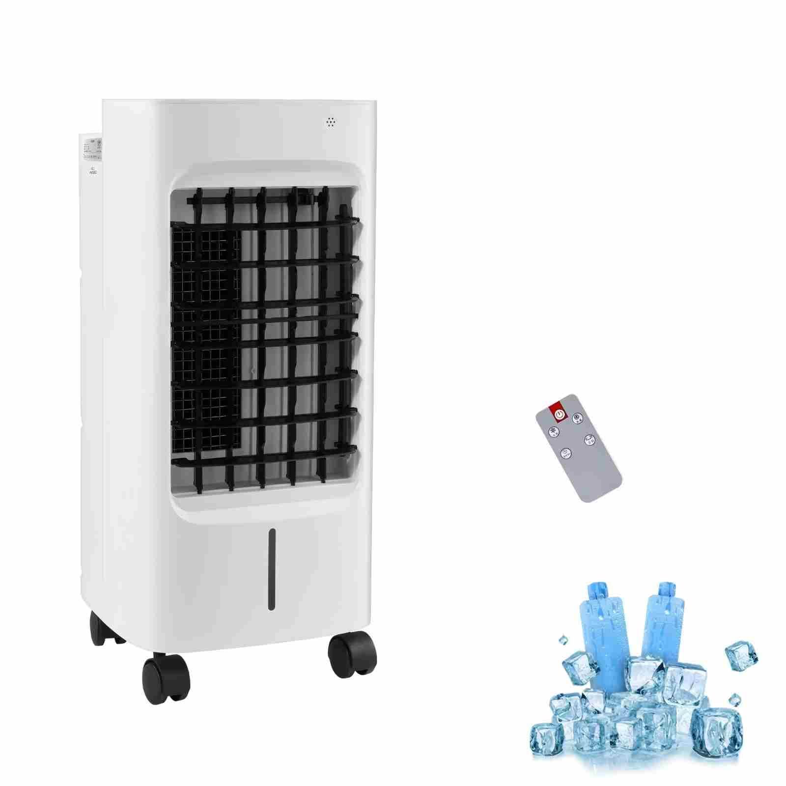【新品】【2025最新進化】冷風扇 冷風機 強力 人気 冷風扇風機 【ローラー式羽根+慣流風】 均一送風 省エネ65W 騒音50dB 4L大容量タンク 取り外し可 清掃簡単 5種風モード 12時間タイマー リモコン操作 自動首振り キャスター 0c14bbe2
