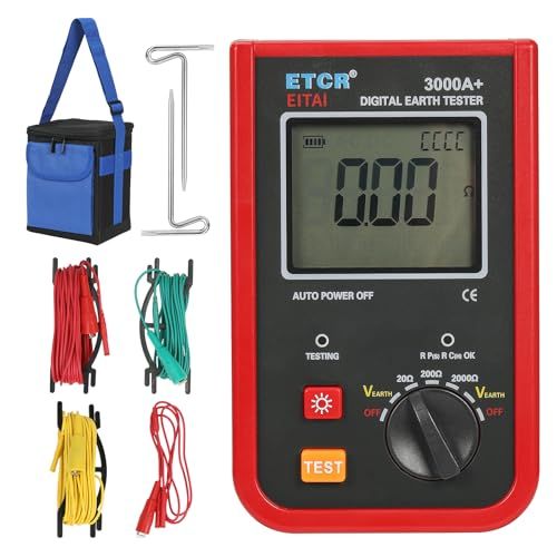 EITAI3000A+ 接地抵抗計 0.10Ω-2000Ω メーカー直販 クランプメーター 接地抵抗測定、接地電圧測定so f34c587a