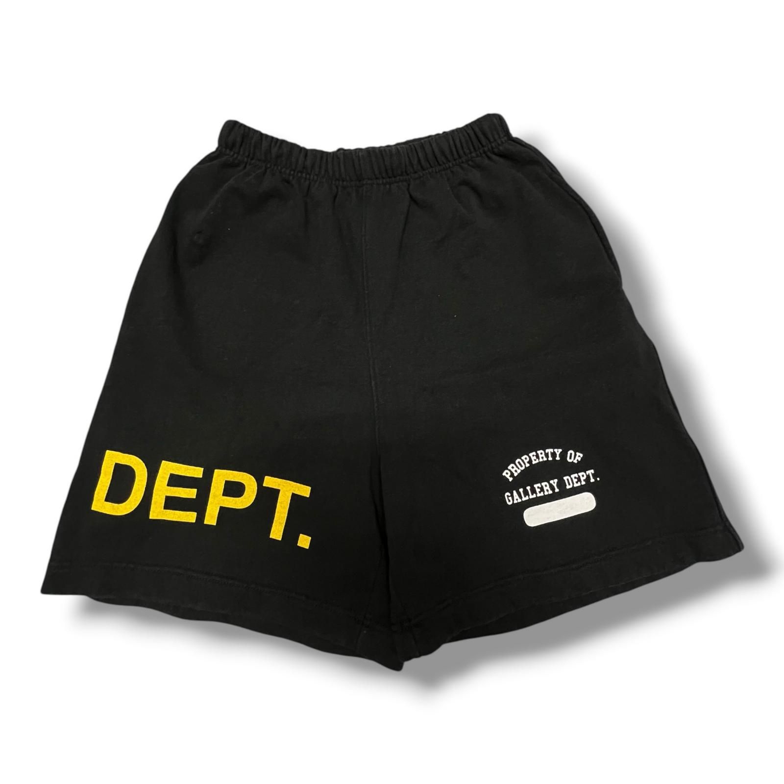 GALLERY DEPT. GD LOGO SWEATSHORTS ロゴスウェットショーツ ハーフパンツ ギャラリーデプト GD-GI-2200 ブラック S （15839M）