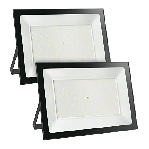 LED投光器 屋外 200W コンセント式 超薄型 作業灯 防犯灯 玄関ライト 昼光色 80-150V適用 IP66防水 自由調整 高輝度 2M 廊下 ケーブル 倉庫 ガレージ 看板灯 BBQ 庭園 夜間作業 駐車場 PSE認証済 【2Pプラ 345e9d84