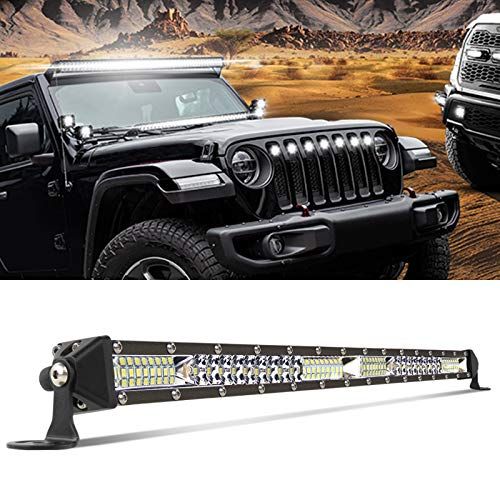 ブレイブ・ウェイ 車用LEDライトバー 20インチ LED作業灯 80W 50? 22000LM 12V/24V兼用 広角狭角一体型発光 プラスチックフリー成分 IP68防水LEDワークライト ATV/SUV/トラック用品 現場作業 単列軽量 cfdf3985