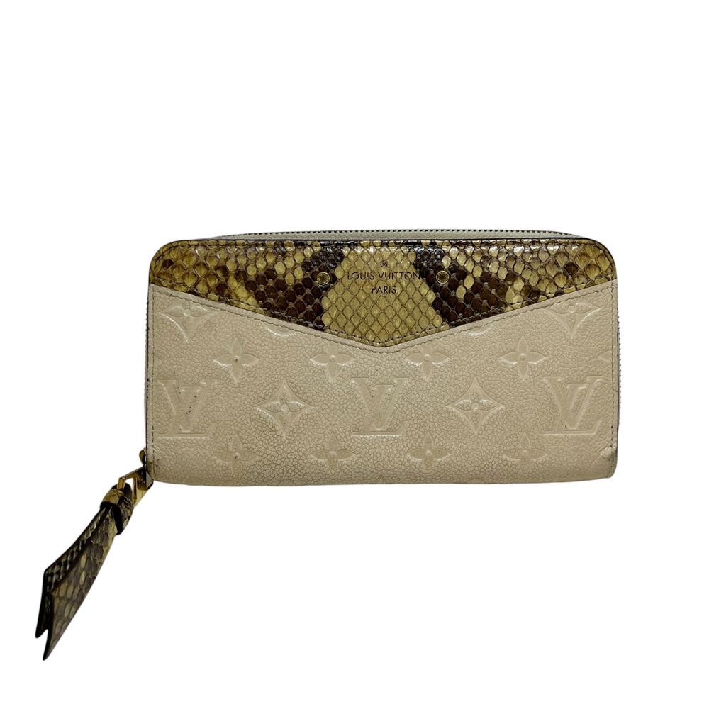 LOUIS VUITTON【ルイヴィトン】N96320 アンプラント ジッピーウォレット パイソン