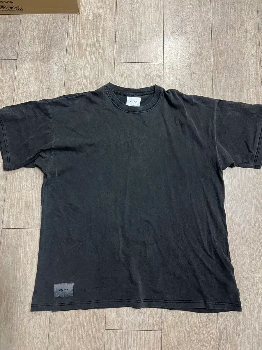 WTAPS ウォッシュ Tシャツ ブラック サイズ 03(105)
