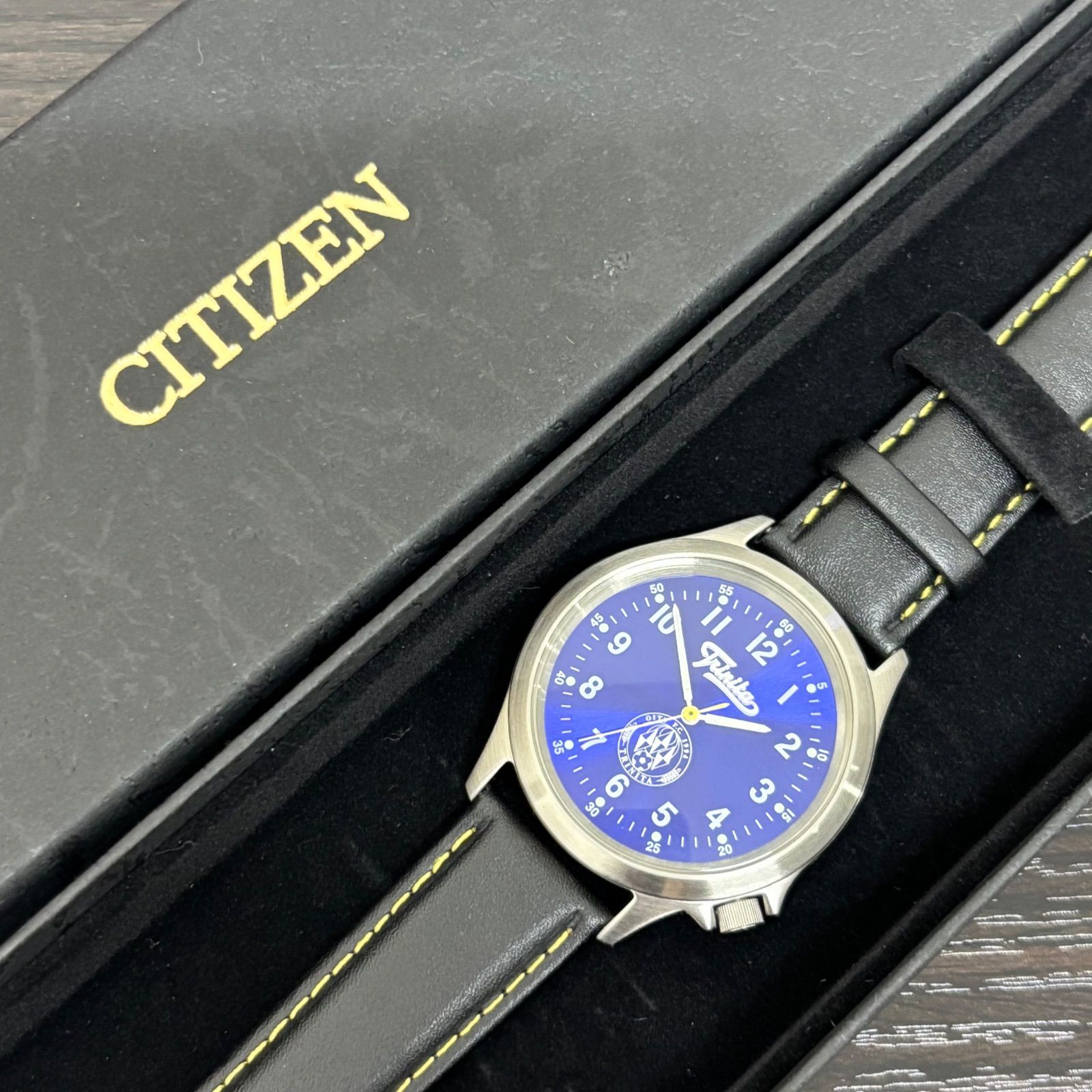 (r)【未使用保管品】CITIZEN Trinita 大分トリニータ メンズ 腕時計 OITA F.C. サッカー コレクター/3363