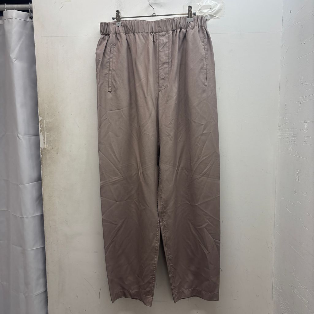 LEMAIRE ルメール 21AW Silk Easy Pants イージーパンツ X213 PA174 LF634 グレージュ size:L【中目黒B05】