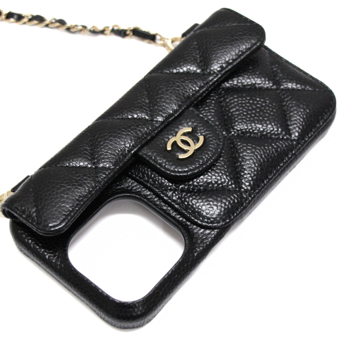 シャネル CHANEL Pro chanel iPhone14 スマホケース 極美品 ケース