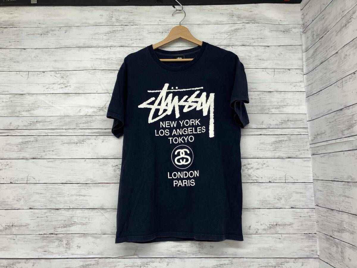 STUSSY／半袖Tシャツ／28629／ネイビー／Mサイズ