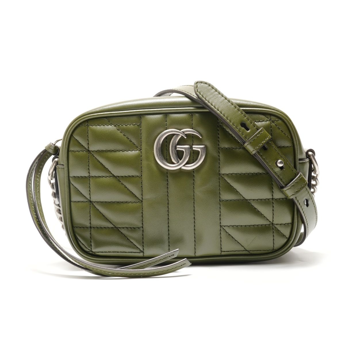 GUCCI グッチ ショルダーバッグ GGマーモント【中古】 - メルカリ