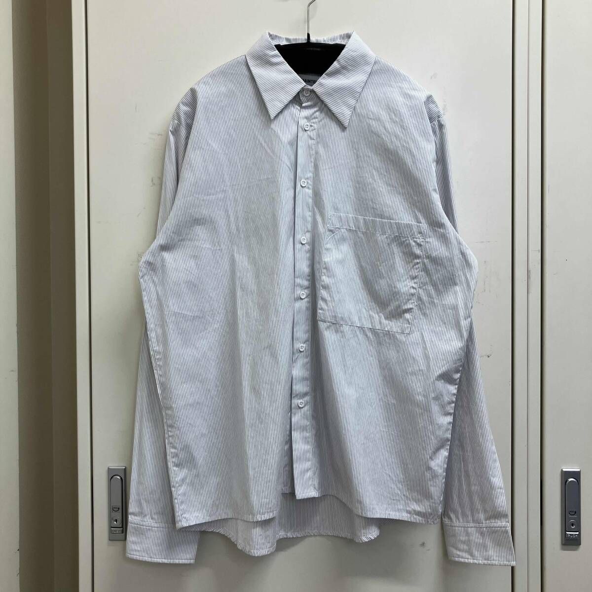 NO MAINTENANCE 長袖シャツ JAYNE SHIRT RN171298 サイズS ストライプ ノーメンテナンス