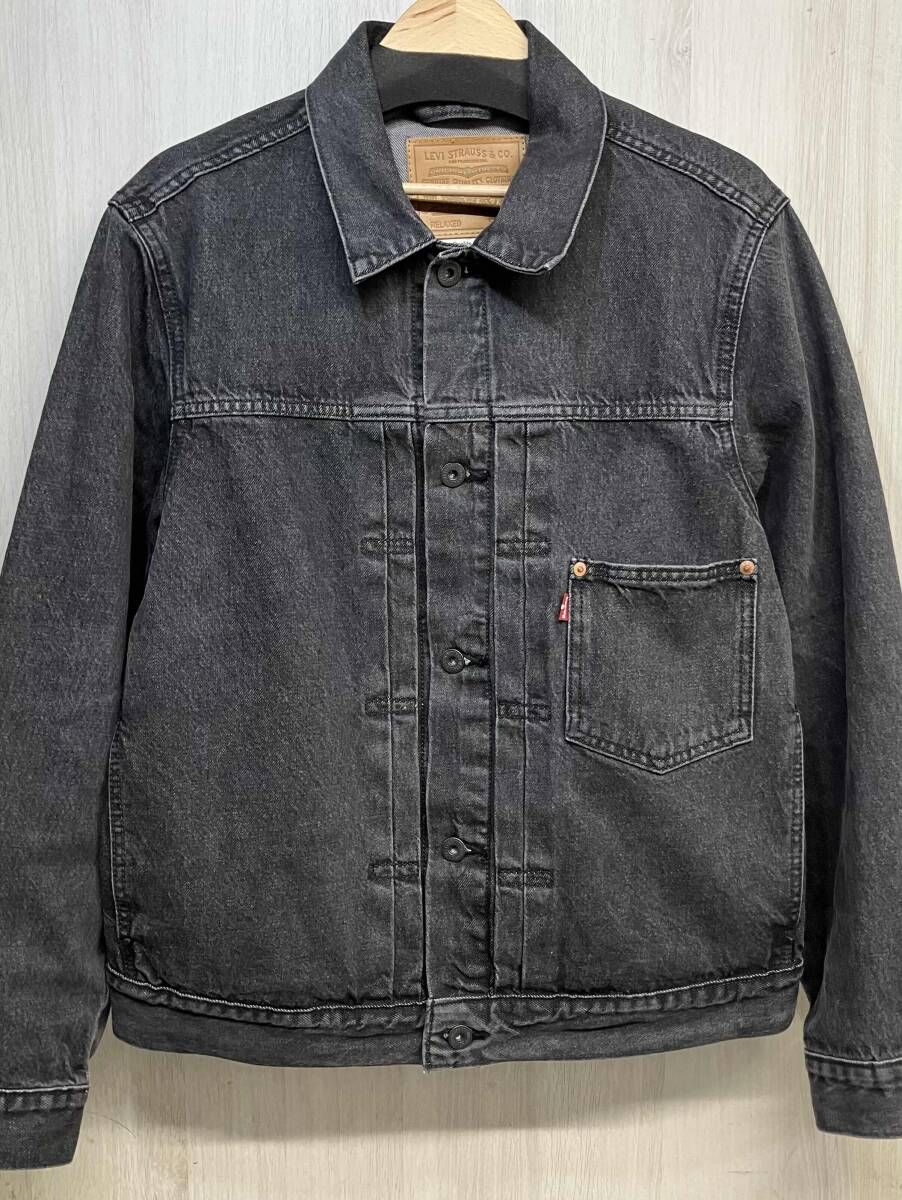 Levi's PREMIUM type 1st Gジャン トラッカー ジャケット リーバイス プレミアム デニム ブルゾン BIGE 復刻 A3174-0000 ブラック S 14,530円