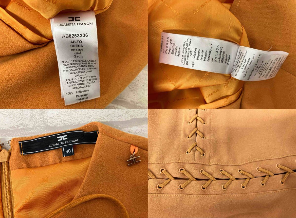 ELISABETTA FRANCHI エリザベッタ フランキ ノースリーブ ワンピース