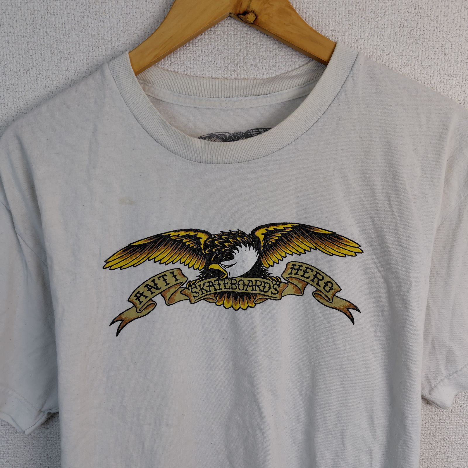 ANTI HERO アンチヒーロー Tシャツ イーグルプリント ホワイト L 