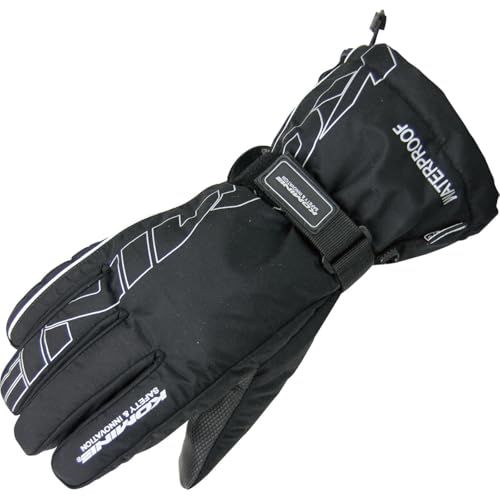 [コミネ] バイク用 グローブ レインオーバーグローブ ブラック/シルバー XL GK-132 722 防水AR