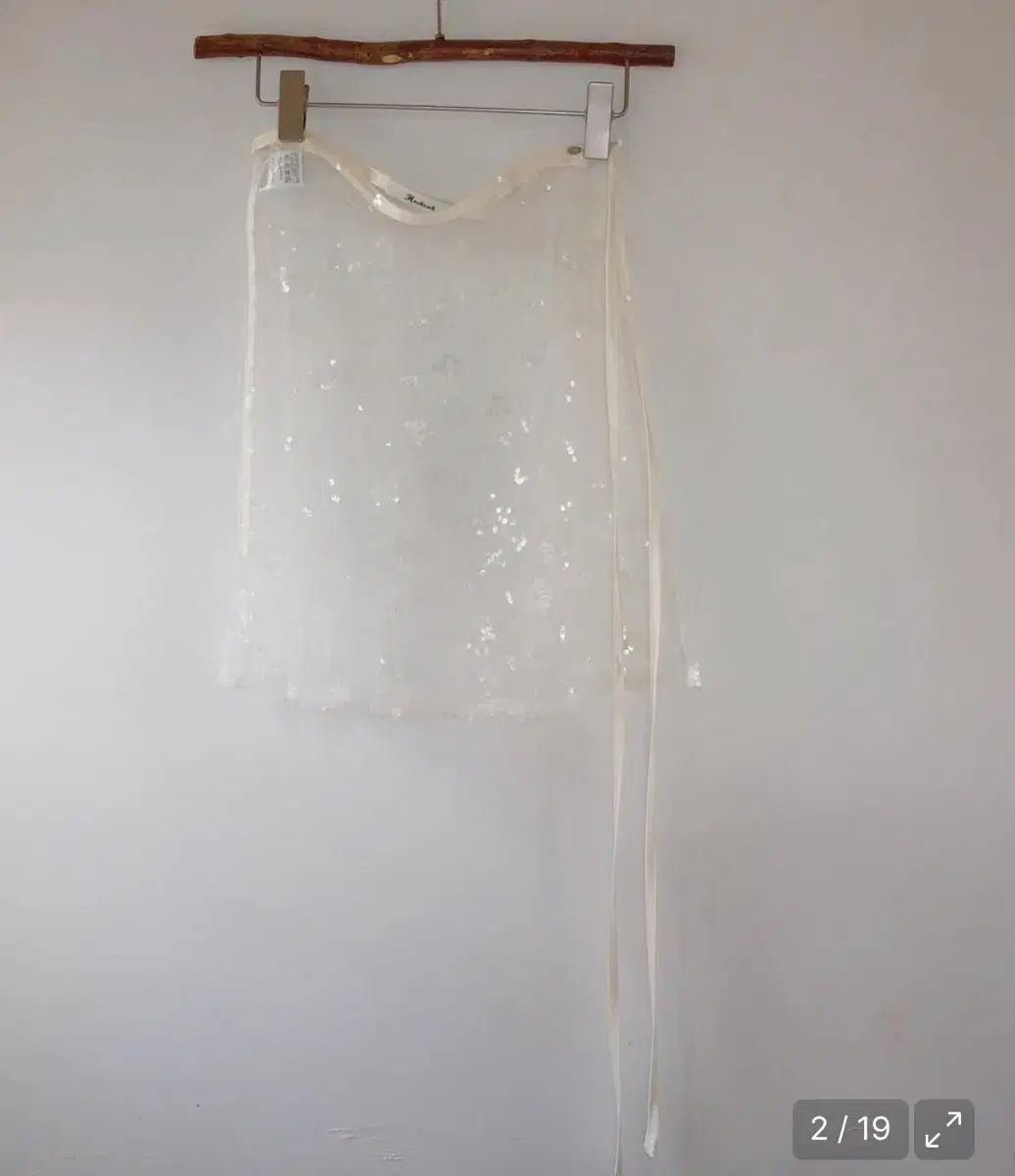 ハケッシュ レイヤード スカート Starry Wrap Skirt_Cream