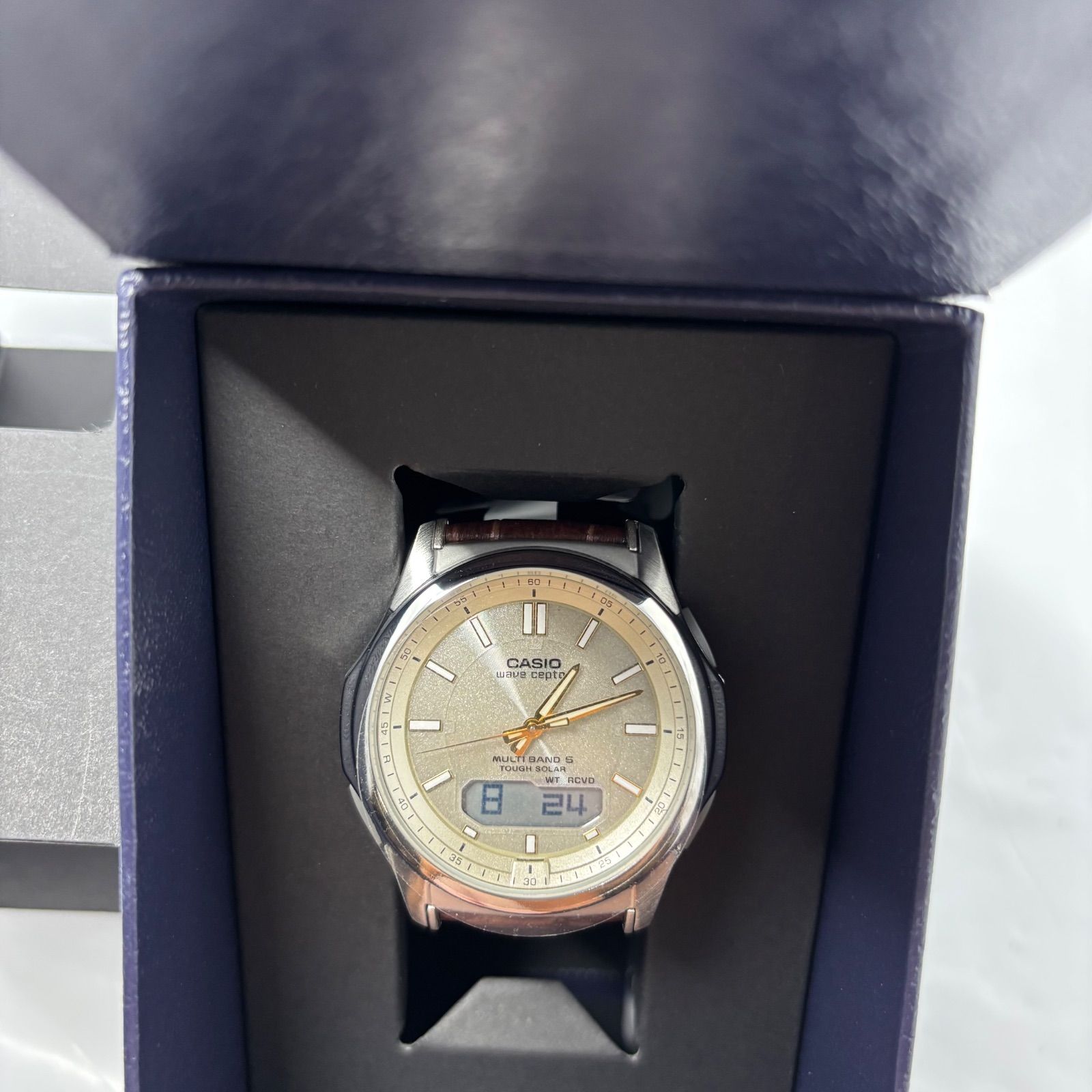カシオ]CASIO 腕時計 WAVE CEPTOR 世界6局対応電波ソーラー WVA-M630L 